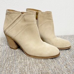 Franco‎ Sarto Suede Domino Ankle Booties